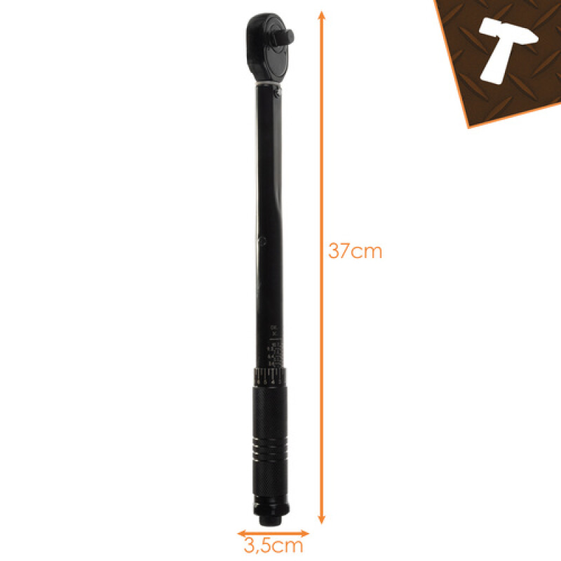 Precision Torque Wrench 3/8" Drive, Range 7–112 Nm