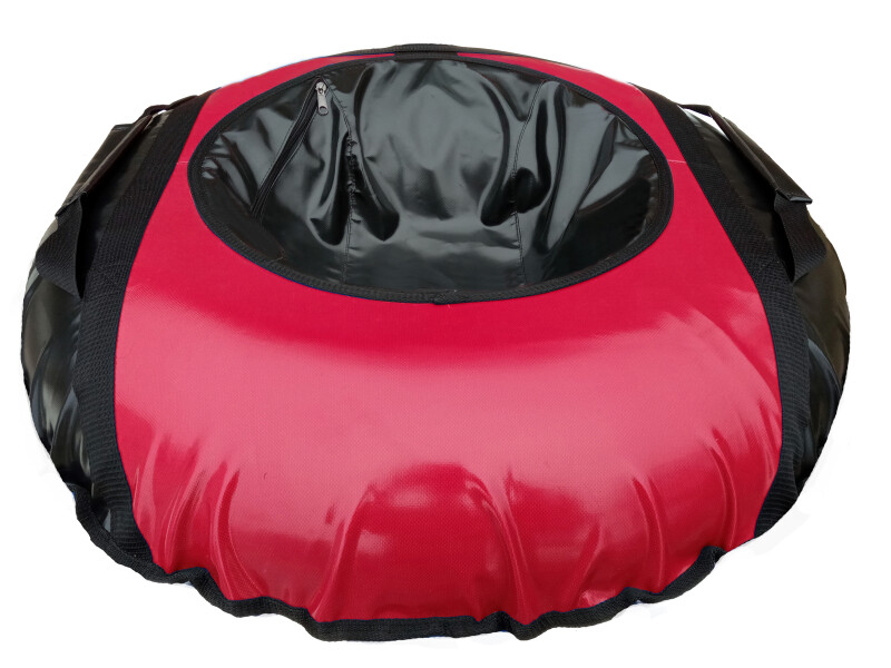 Надувные Санки-Ватрушка “Snow Tube” 95 см, Черный-Красный