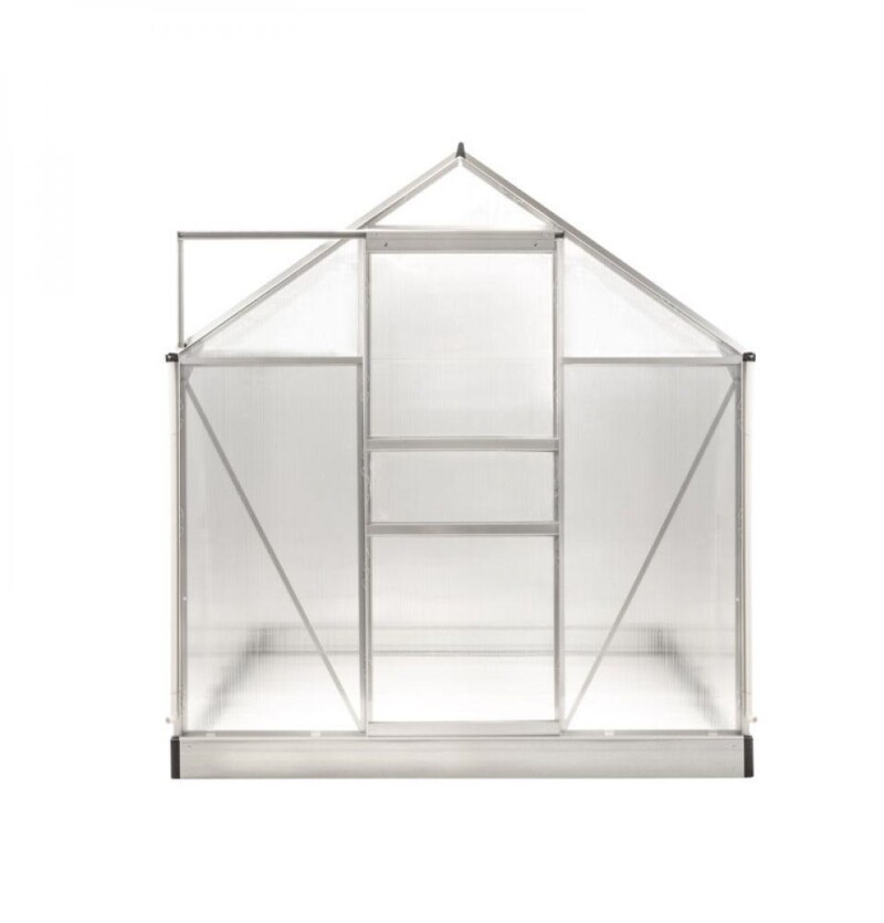 Polycarbonate greenhouse 3.6m² (1.9 x 1.9m)