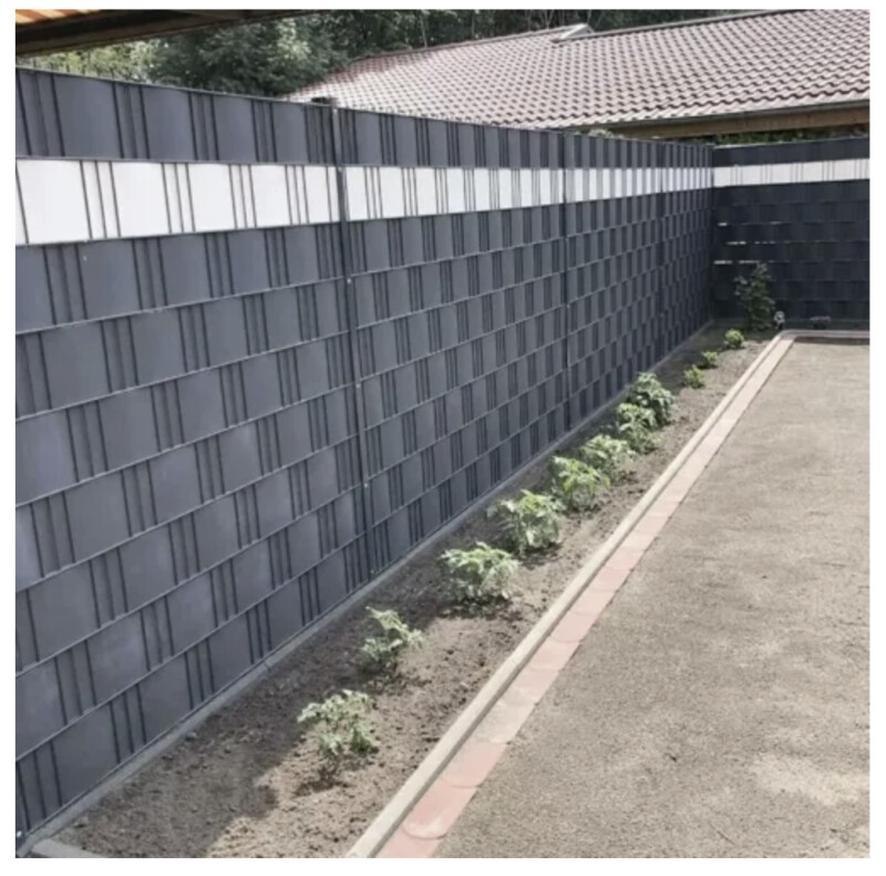 Лента для забора 0,19x35 м 630г/м2, антрацит