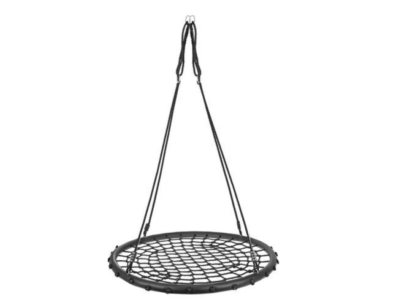 Children's swing Stork nest Ø 100 cm, black