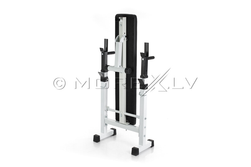 Foldable Fitness Bench with barbell stand