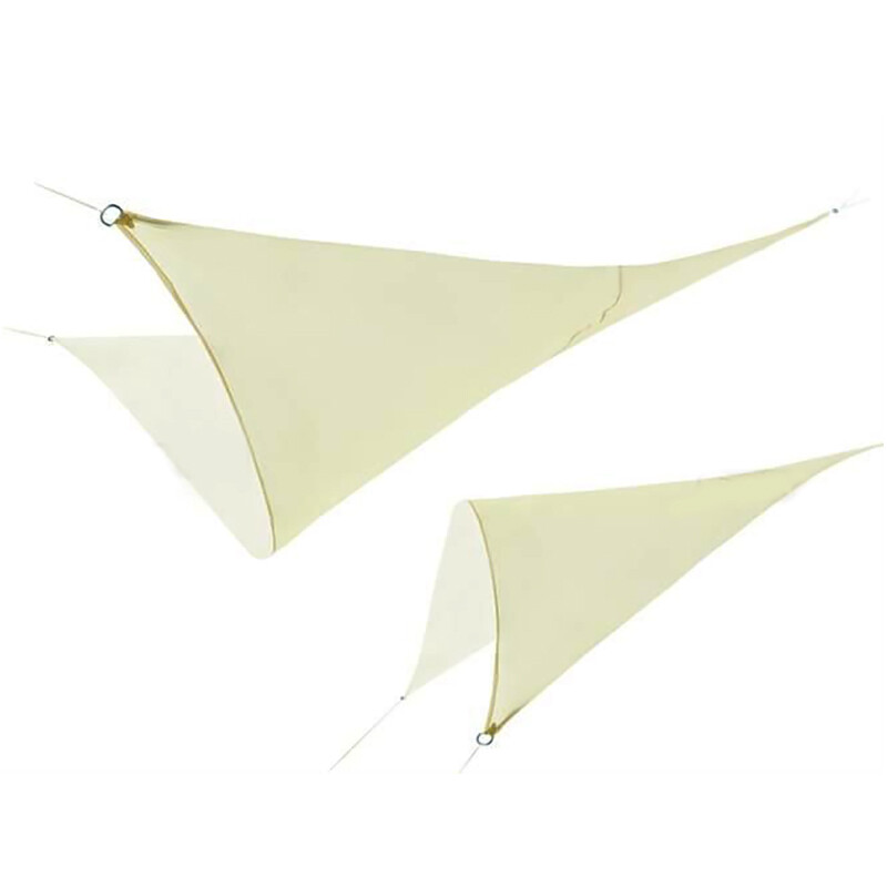 Sun Shade sail 4x4x4 m, triangle, beige