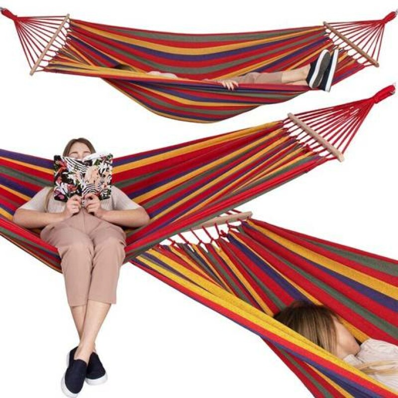 Hammock-garden swing 200x150 cm, multicolored