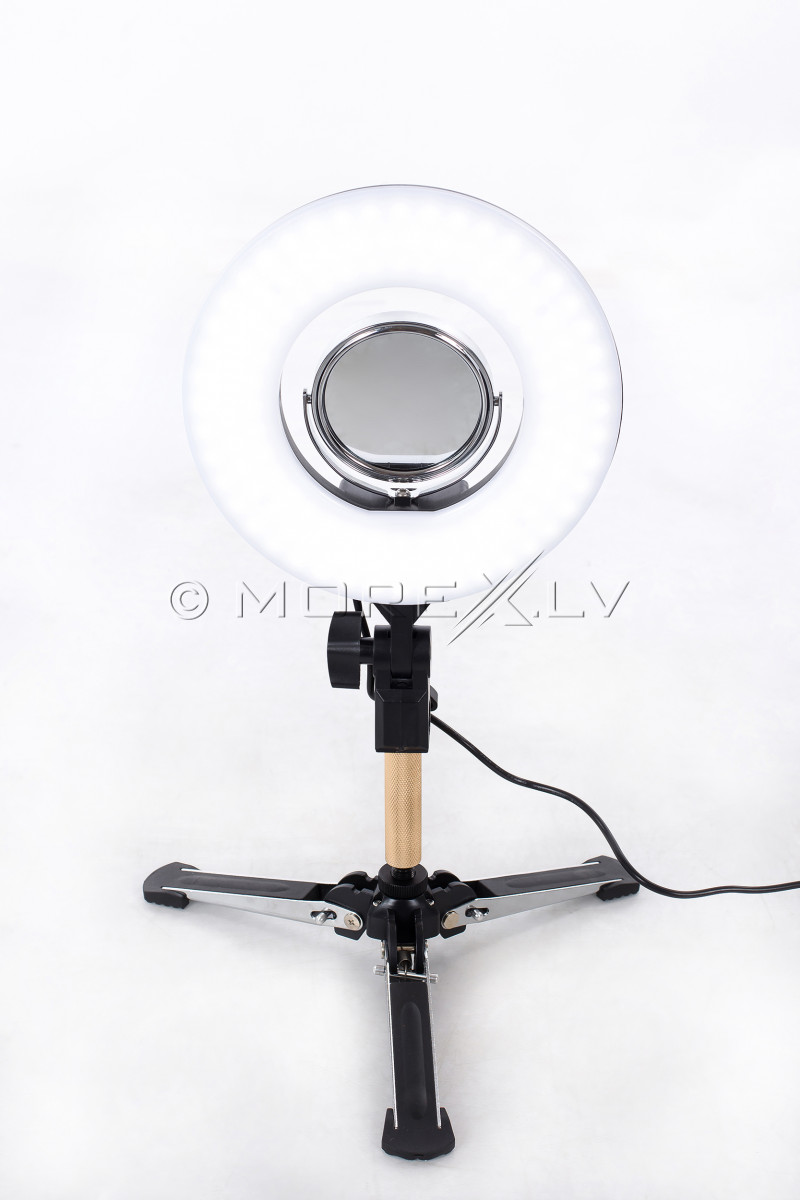 Gredzenveida LED lampa foto un video uzņemšanai Ø20 cm, 24W (9601LED-8)
