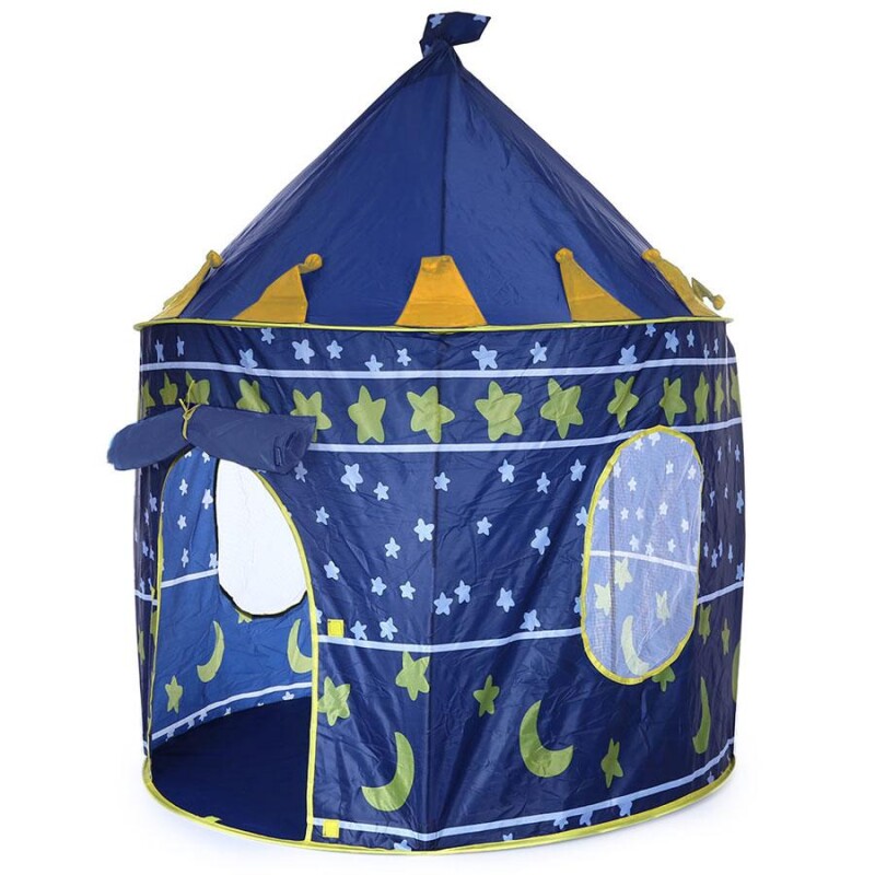 Tent for children – castle / palace, blue 105x105x135 cm