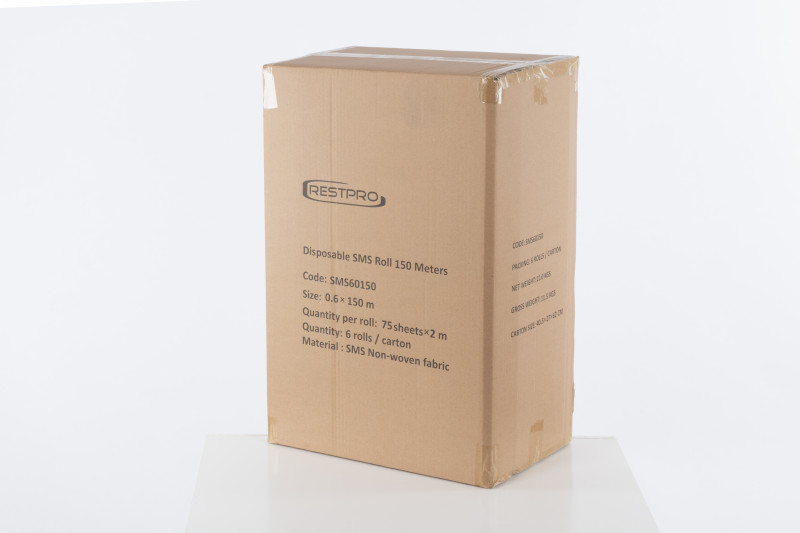 Disposable SMS flizelin - 6 rolls 0.6x150 m, 450 pc.