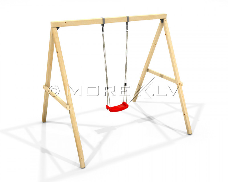 Plastic swing seat, KBT, red