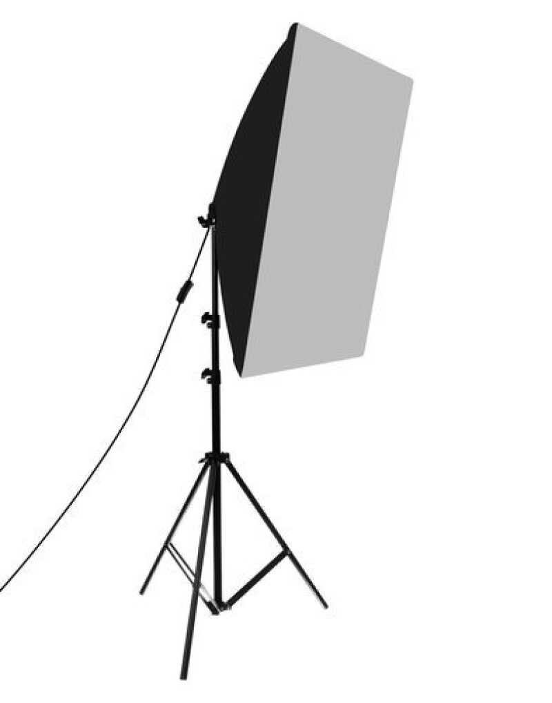 Fotostudijos rinkinys 2x125W, 2x softboksai, 2 stovai