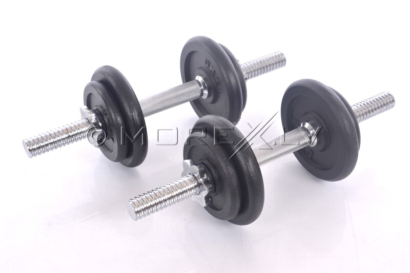 Dumbbell & Metall Barbell Set 57 kg