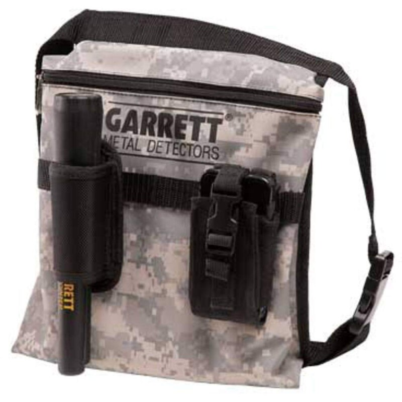 Garrett Camo Canvas Metal Detecting Finds Recovery Bag/Pouch