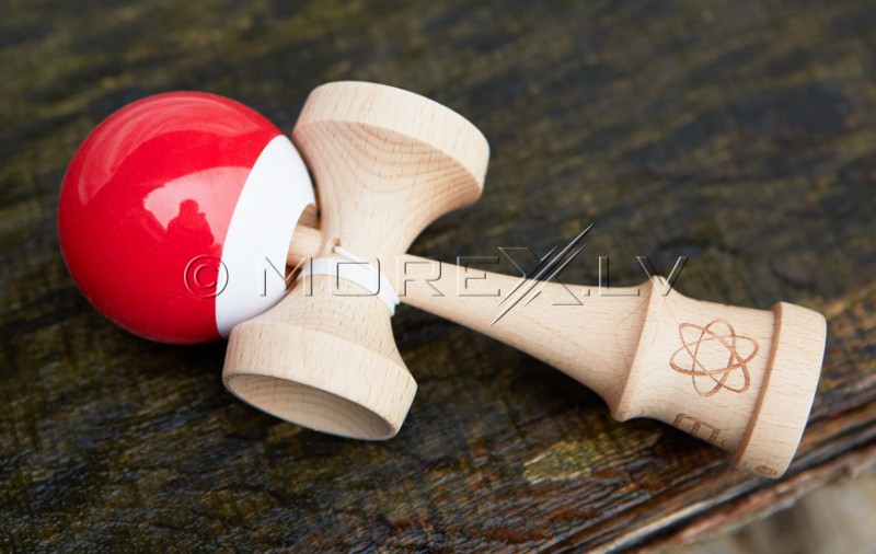 Kendama Aura Red/White Split Beech