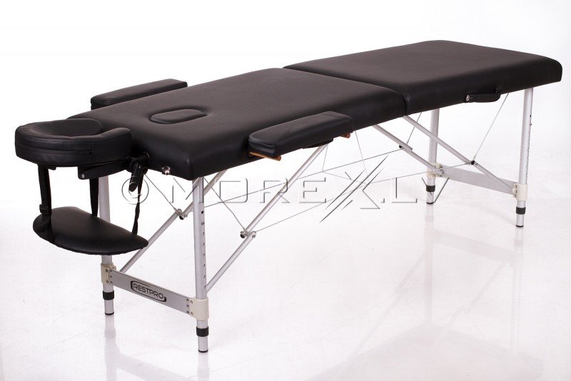 Massage Table + Massage Bolsters RESTPRO® ALU 2 S Black