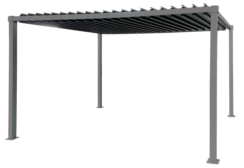 Биоклиматическая стальная пергола 3x4м с регулируемой стальной крышей