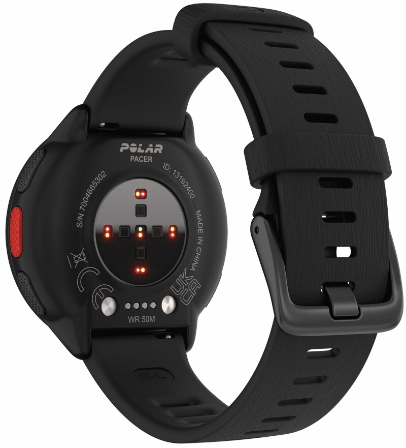 Спортивные часы POLAR PACER NIGHT BLACK, S-L