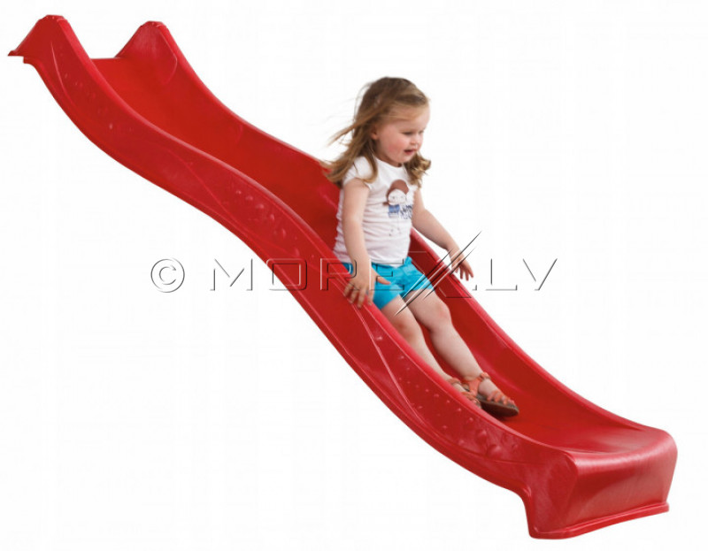 Slide КВТ “yulvo” 2.2 m, height 1.2 m, red