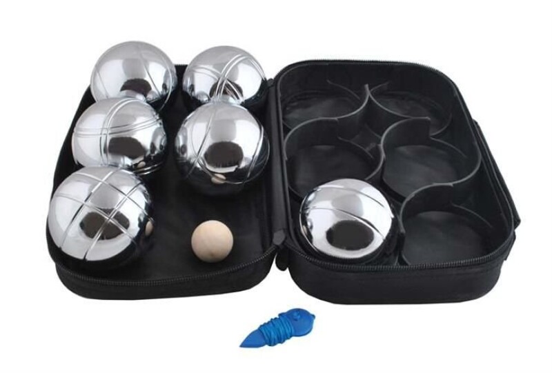 Petanque set with 6 balls and bag
