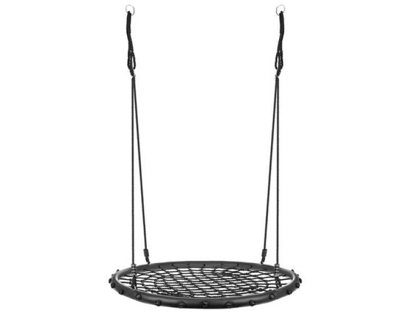 Children's swing Stork nest Ø 100 cm, black