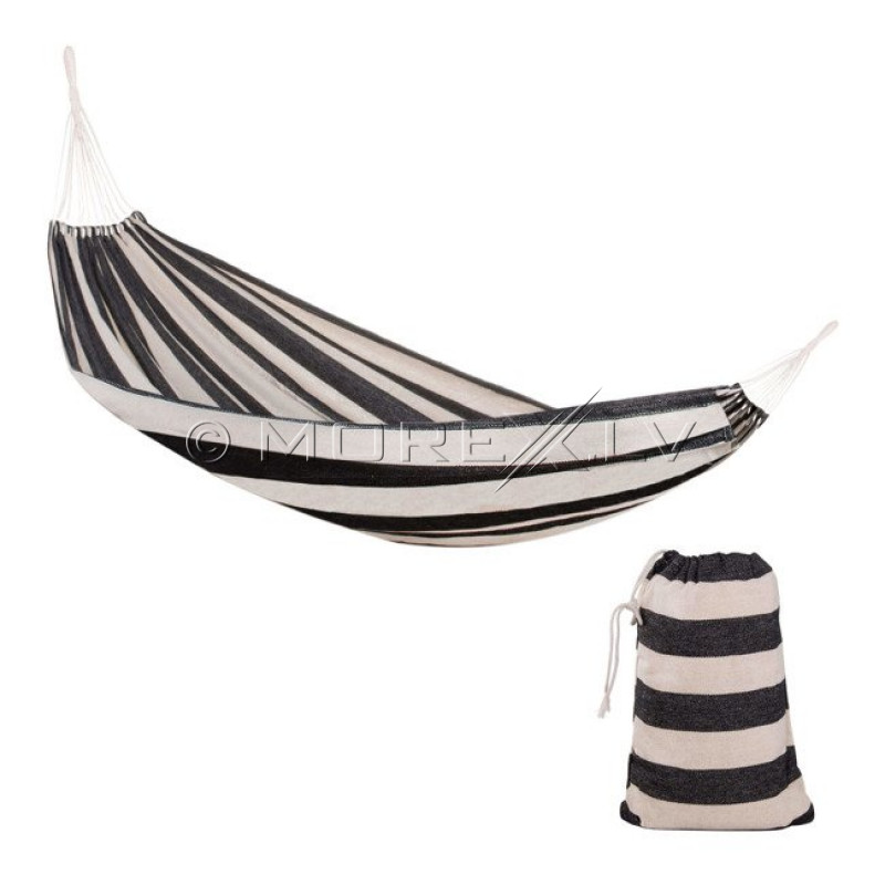 2-seat hammock, black and beige, 200х150 cm