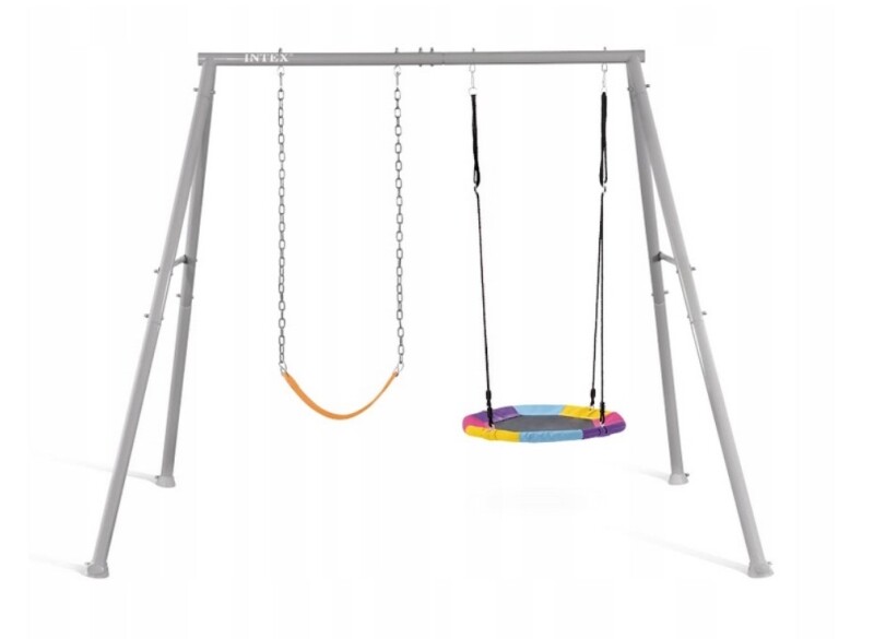 Kids Swing Set Stork nest (2in1) Ø 81 cm, Intex 44126