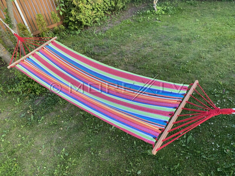 Hammock-garden swing 200x80 cm, multicolored