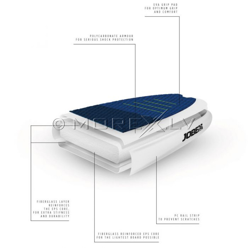 Ciets SUP dēlis Jobe Titan Kura 320x81x13 cm
