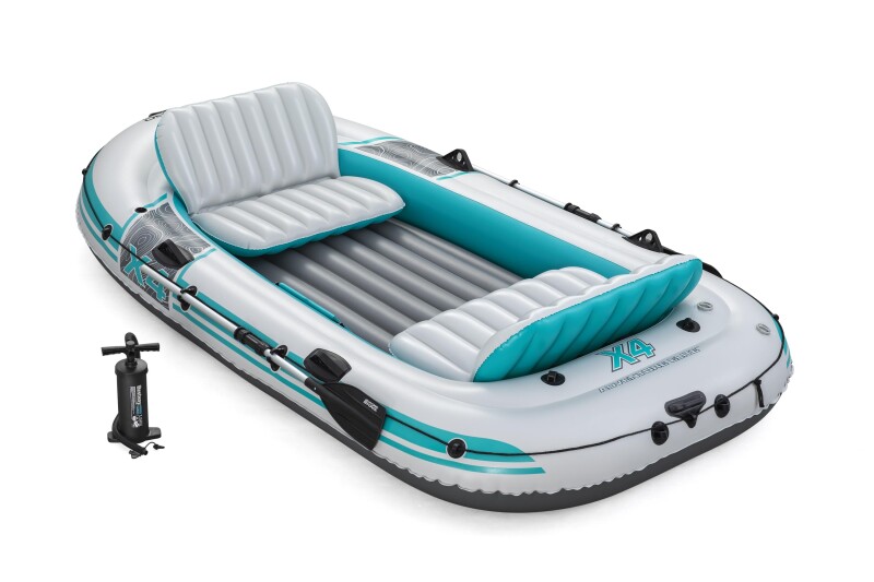 Inflatable 4-seat boat Bestway Adventure Elite X4, 315x165x41,5 cm, 65158