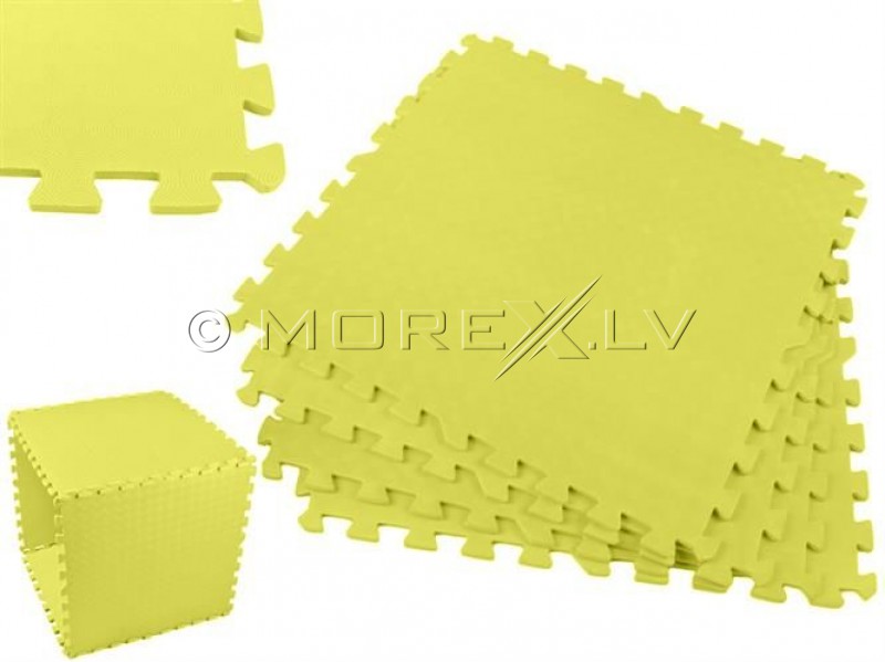 Mat Puzzle 61х61cm 4 pcs. Yellow (00002886)