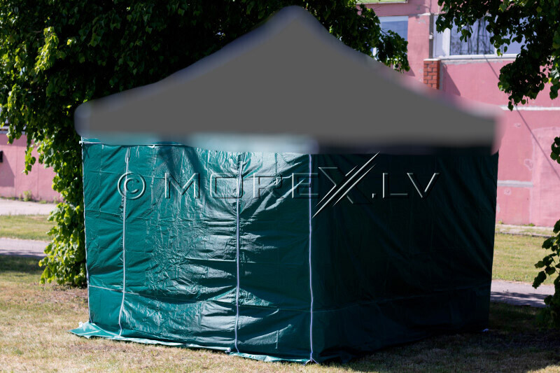 Canopy walls 2.92 x 2.92 m (4 pcs, dark green colour, fabric density 160 g/m2)