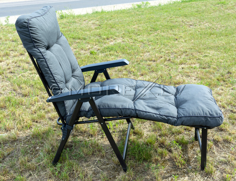 Кресло LENA удлиненное 60x150 см, серое