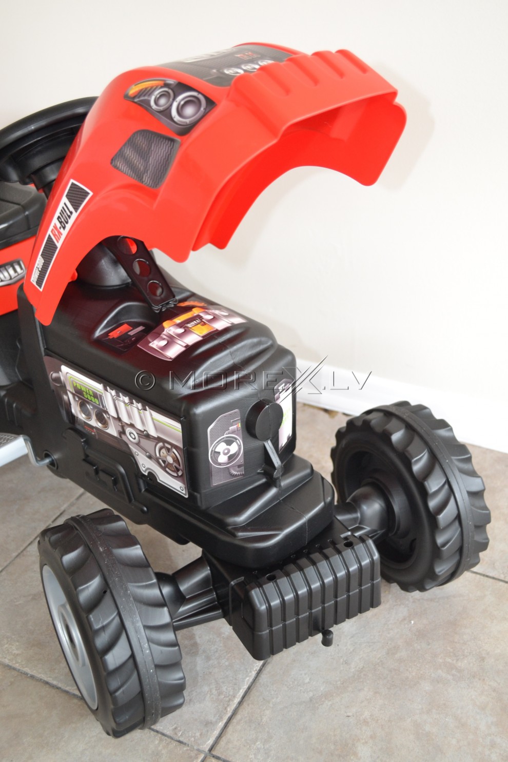 Childrens Tractor with trailer - Smoby Red (toy)