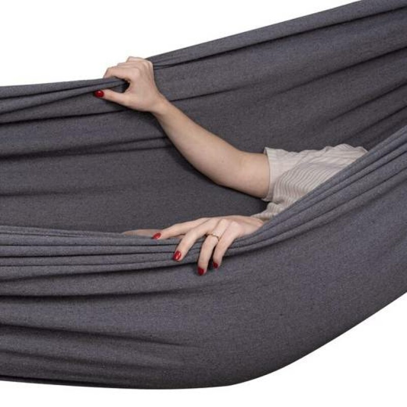 Hammock-garden swing 200x150 cm, dark gray