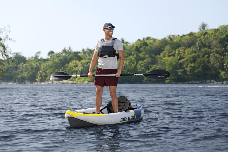 Inflatable single-seat kayak Bestway Dash Elite X1 335x92x30 cm, 65178