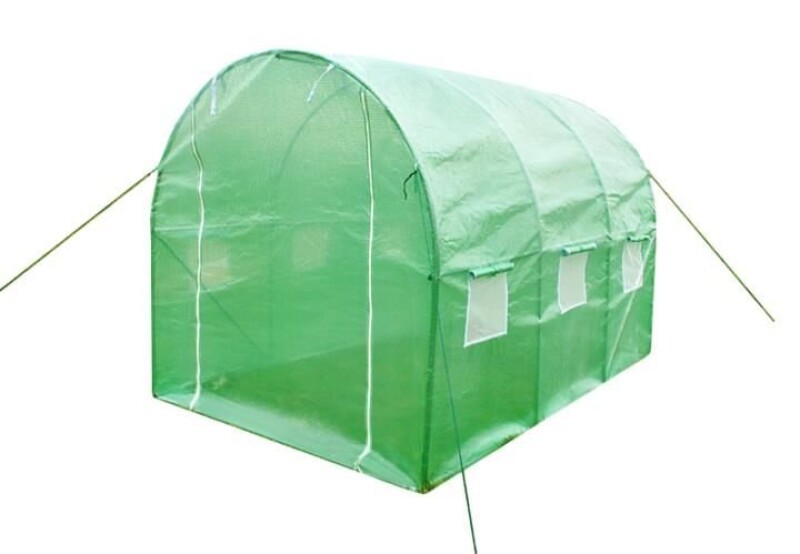 Arch Plastic Film Greenhouse 4 m² (2x2m)