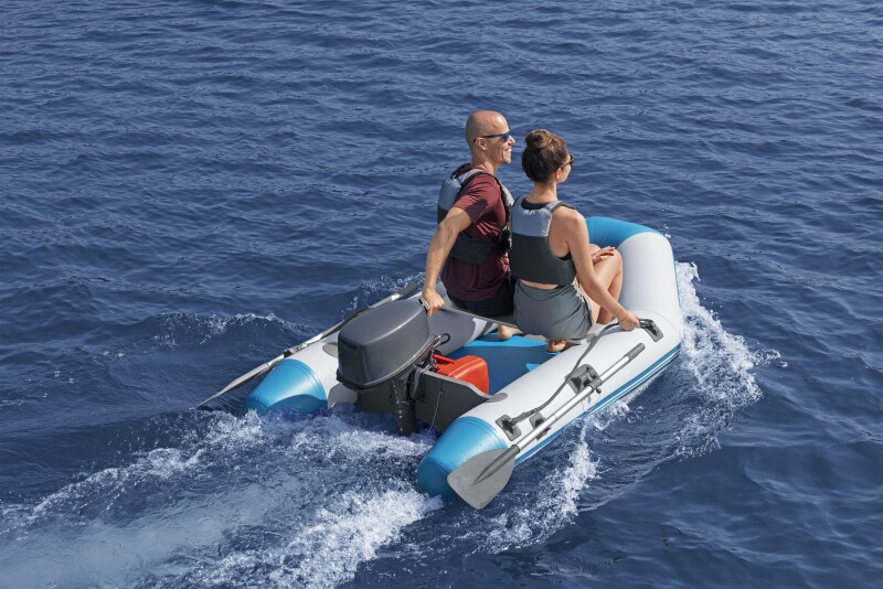 Надувная двухместная лодка Bestway Sportboot-Set Caspian, 230x130x33 cm, 65046