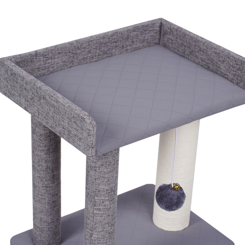 Cat House 75 cm, grey