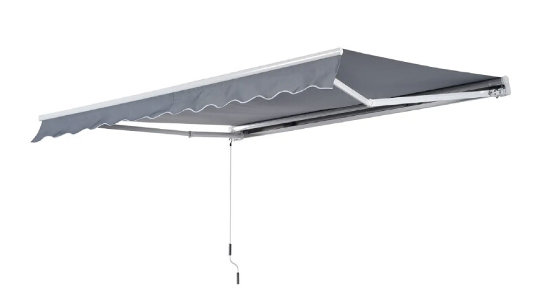 Retractable Patio Awning / Sun Shade 3x2 m, grey