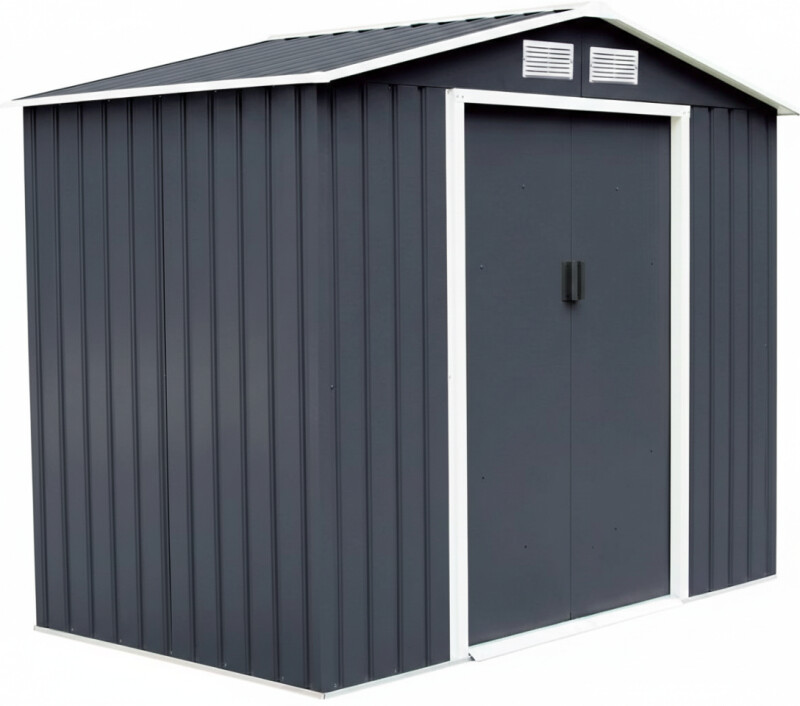 Metãla dārza mājiņa - šķūnis, 125x195x206 cm