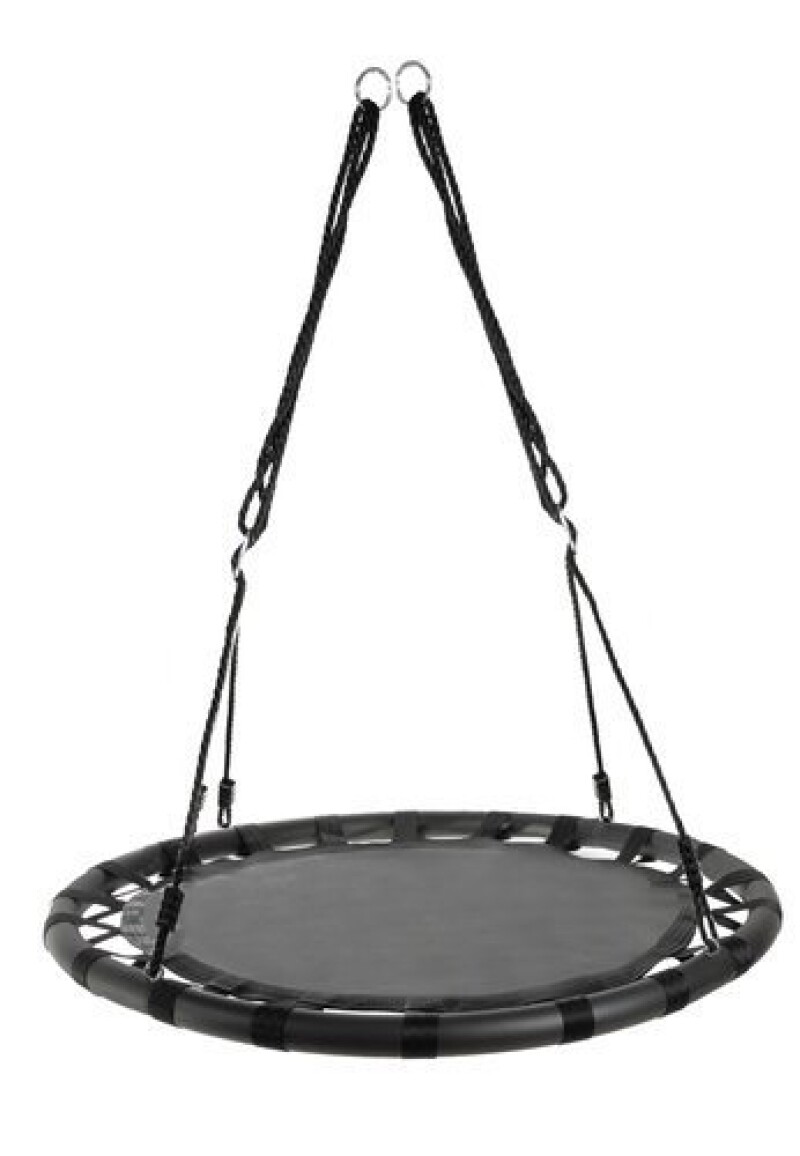 Children's swing Stork nest Ø 100 cm, black