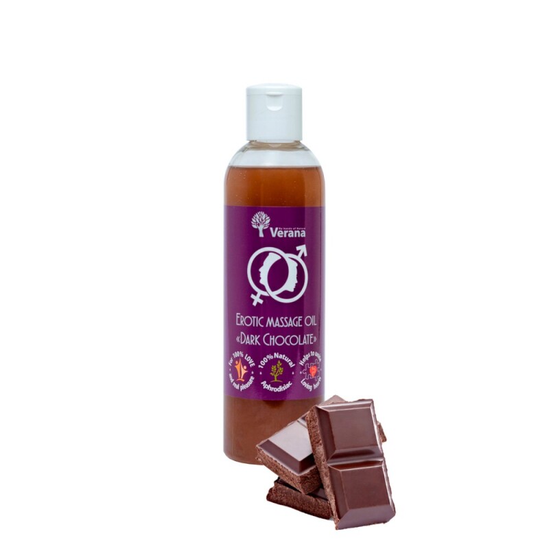 Erotic massage oil Verana, Dark Chocolate 250ml