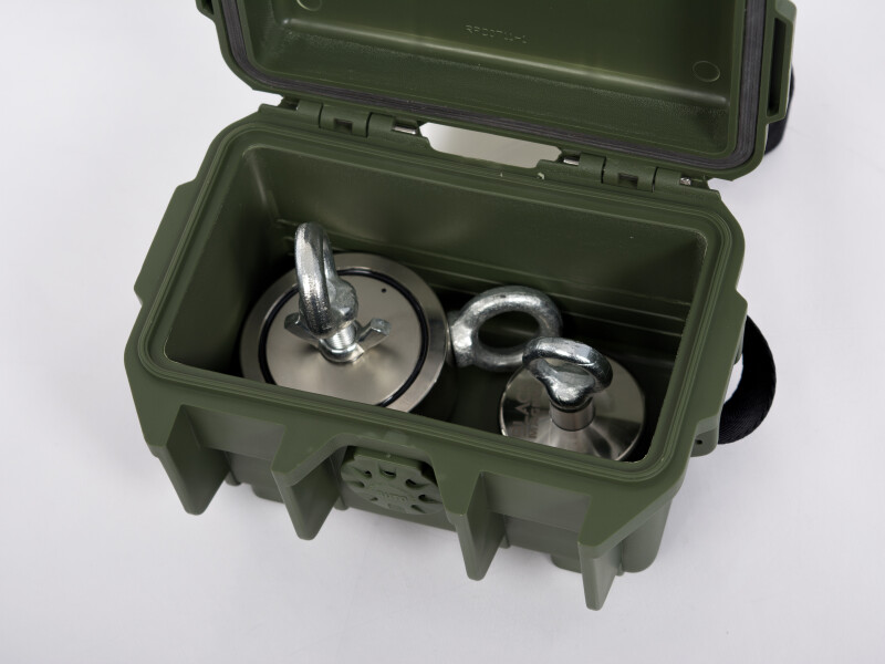 Black Magnet BOX200 fishing magnet storage case F80-F200X2