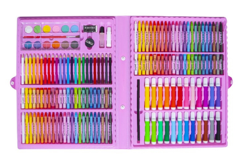 Artistic Painting Set 168pcs + Pink Suitcase