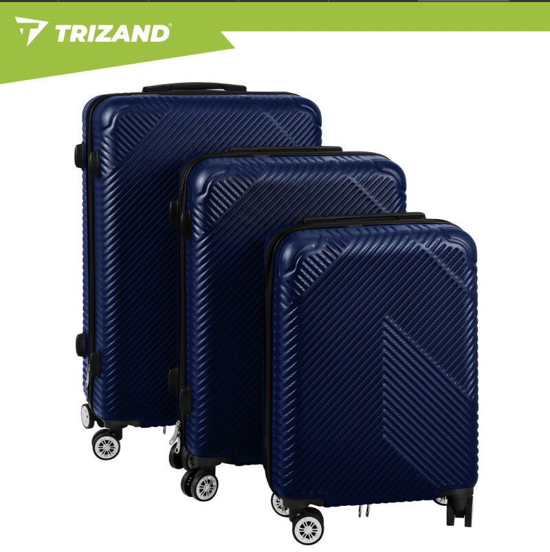 Suitcase set 3 pcs. dark blue