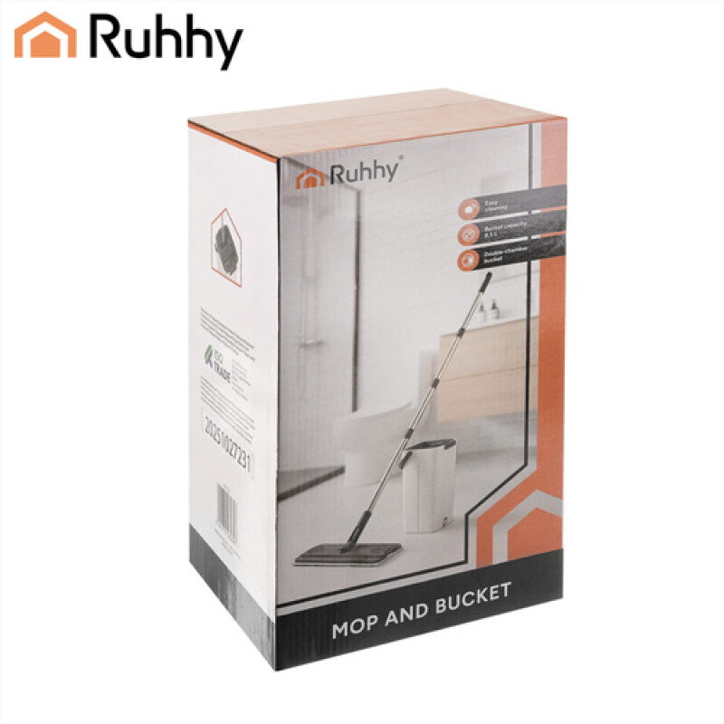 Grīdas mops ar divkameru spaini 8,5 L