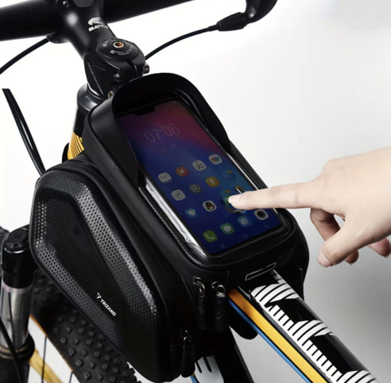 Bag for bicycle with Phone Case