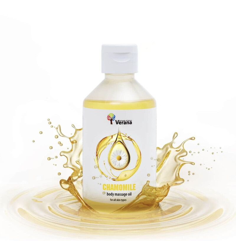 Body massage oil Verana Professional, Chamomile flower 250ml