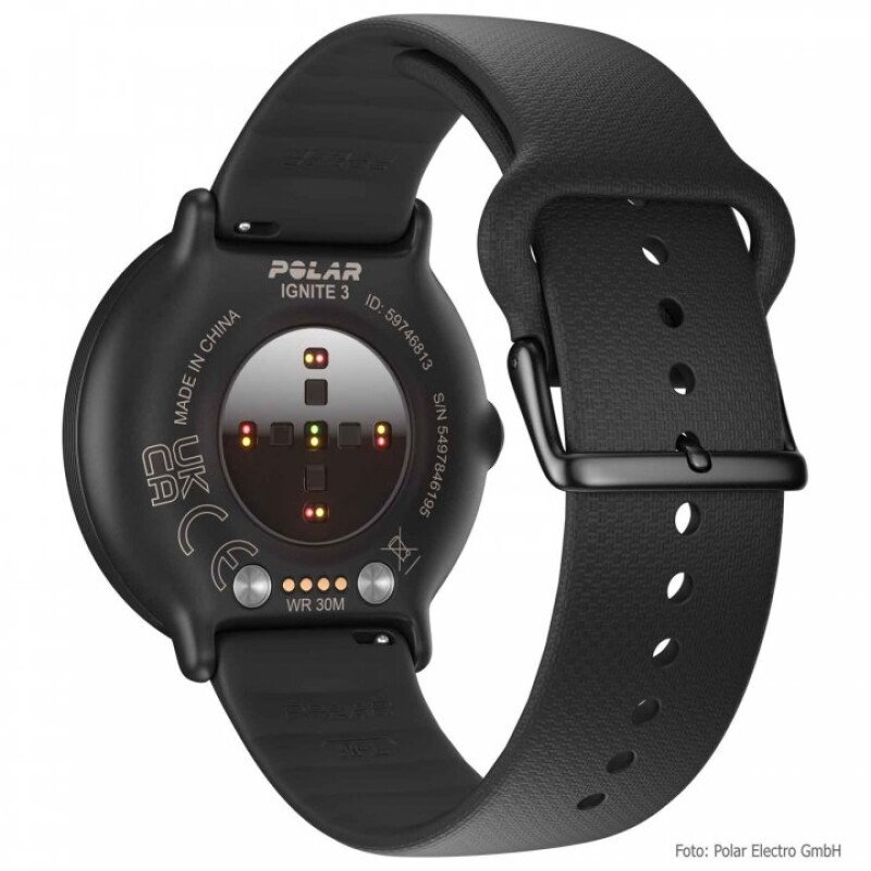 Sport watches POLAR IGNITE 3 NIGHT BLACK, S-L
