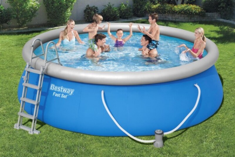 Baseins Bestway Fast Set 457x122 cm Pool Set, ar filtra sūkni un aksesuāriem (57289)