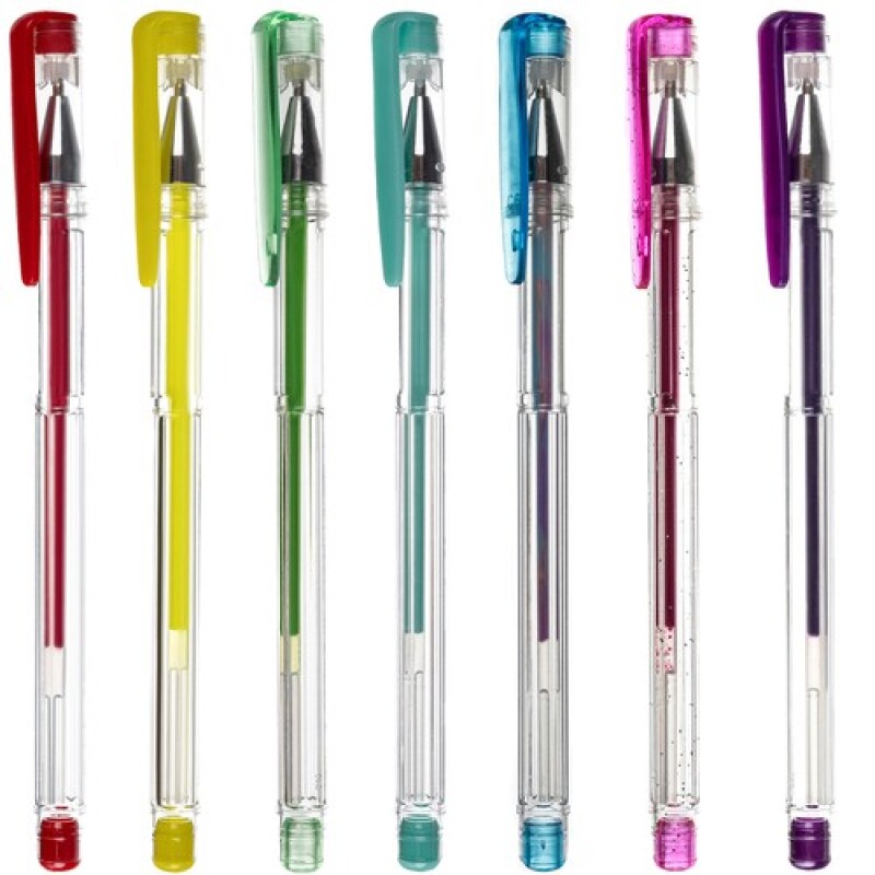 Gel pens - set of 140 pcs.