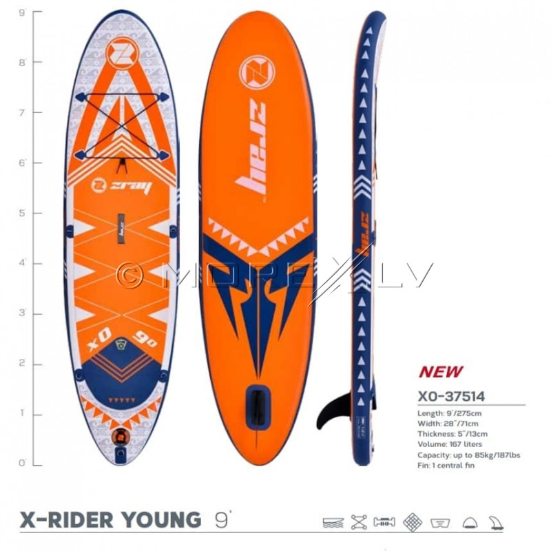 SUP dēlis Zray X-rider 9’‎‎, 275x71x13 cm